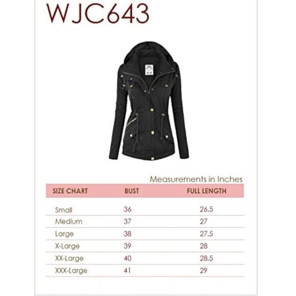 Made By Johnny Womens Pop Of Color Anorak‎ Parka Jacket Size XL - Picture 6 of 9